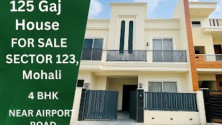 125 Sq yard Villa / house for sale in sunny Enclave mohali / Sector 123