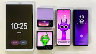 Alarm Clock + Timer Samsung Tab A7, Z Flip 5, Z Flip 3, Z Fold 2, Z Fold 3 | Sprunki 
