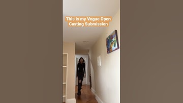 MY VOGUE OPEN CASTING AUDITION🙏#vogueopencasting #Runway #viral #modeling #model  #catwalk @Vogue
