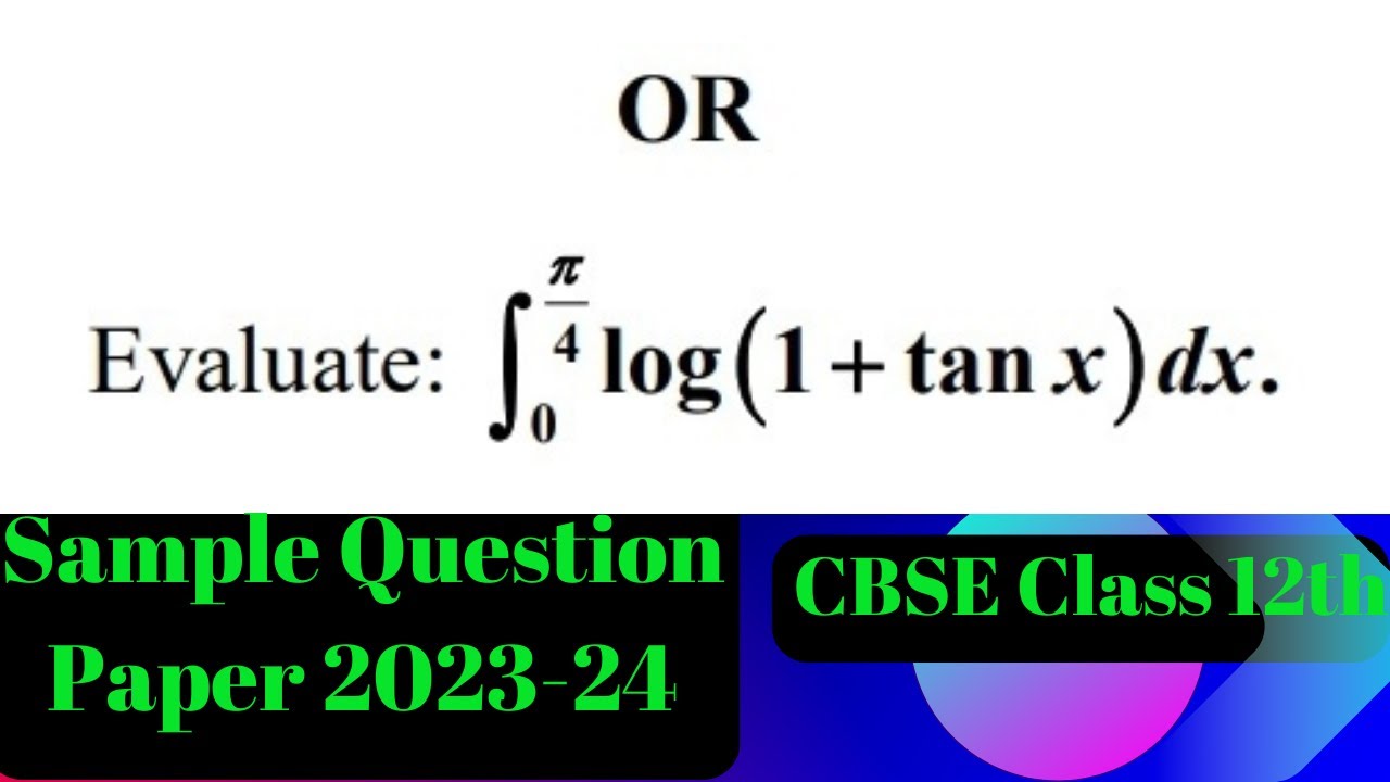 Evaluate Integrate Log 1 Tan X Dx From 0 To Pi 4 YouTube Evaluate Integrate Log 1 Tan X Dx From 0 To Pi 4 YouTube
