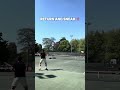 The old return and sneak #tennisplayer #sports