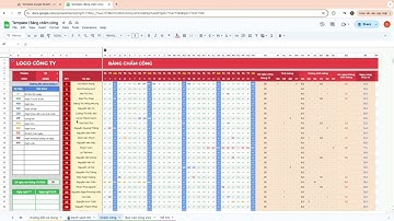 [HVN Group] Template Bảng chấm công