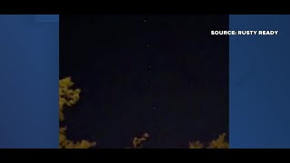 Mysterious lights in sky over Las Vegas