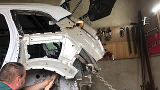 Audi Q7 2020 Ремонт кузова.