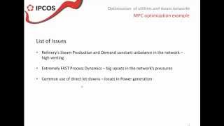 Webinar control based optimization of utilities