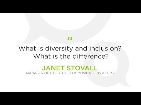Diversity and inclusion in the workplace with Janet Stovall