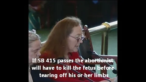 Dr Donna Harrison Texas Senate Hearing