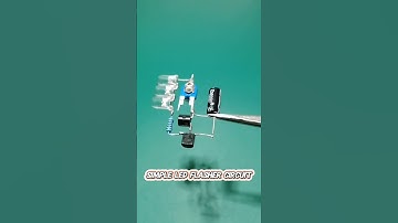 Simple LED Flasher Circuit..Diy Electronics Project #ledflasher #flashercircuit  #diyelectronics