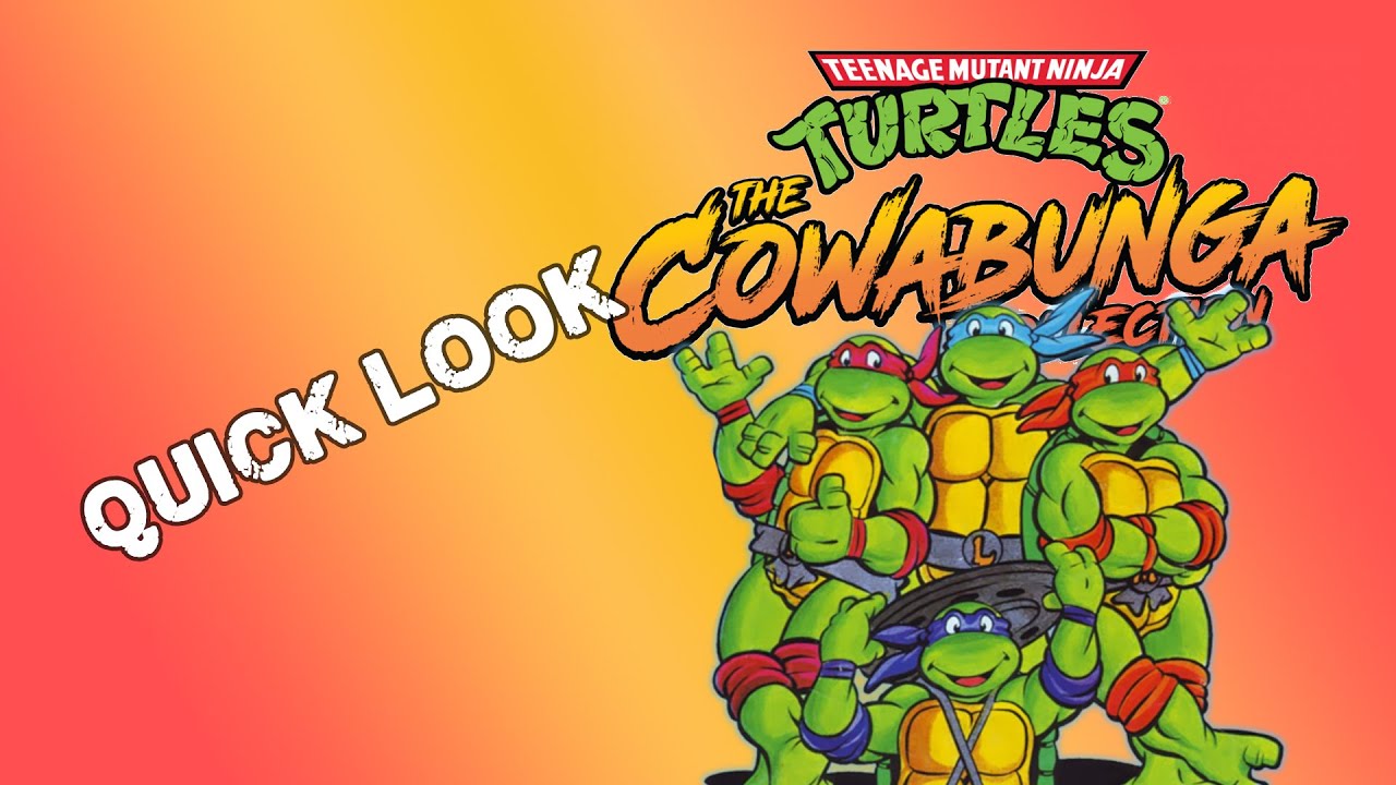 TMNT Cowabunga Collection Quick Look YouTube