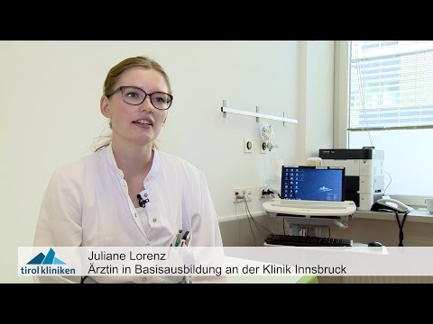 Arbeiten in den tirol kliniken: Ärztin in Ausbildung