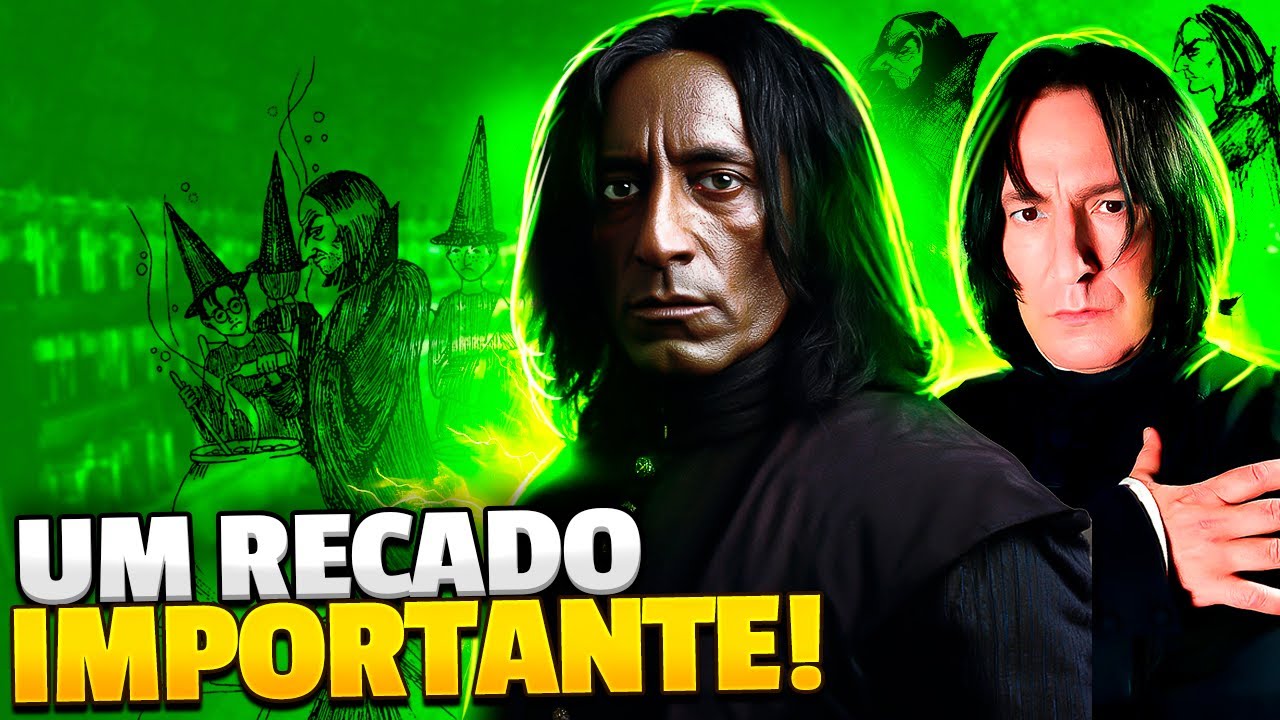 FIDELIDADE AO CÂNONE VIROU PRECONCEITO? REFUTANDO ARGUMENTOS FORÇADOS SOBRE SEVERO SNAPE NEGRO!