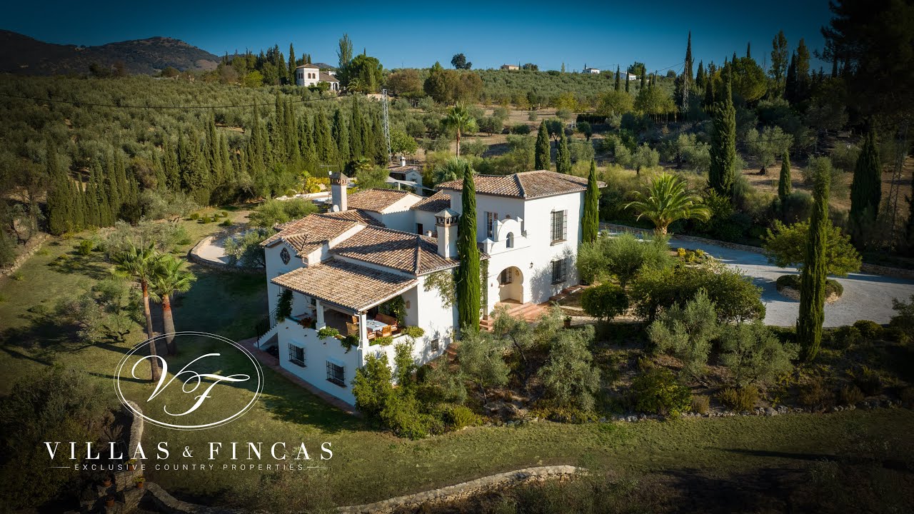 SOLD Walkthrough Andalusian Country Villa with olive grove in Ronda, Andalusia, Southern Spain