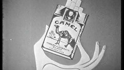 Camel cigarettes Commercial 1950