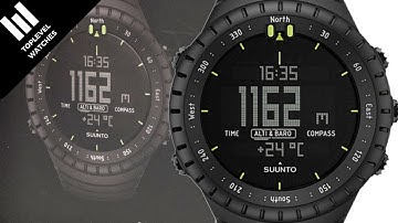 Suunto Core All Black Outdoor Watch with Altimeter Barometer Compass SS014279010