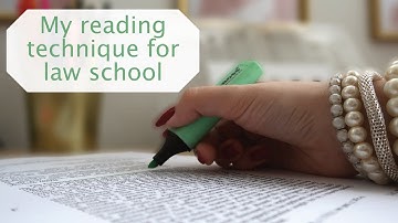 HOW TO READ LEGAL CASES | MY READING TECHNIQUE FOR LAW SCHOOL