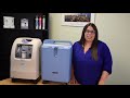 Oxygen concentrator setup and use