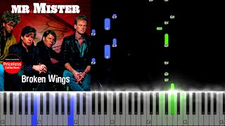 Mr. Mister - Broken Wings Piano Tutorial