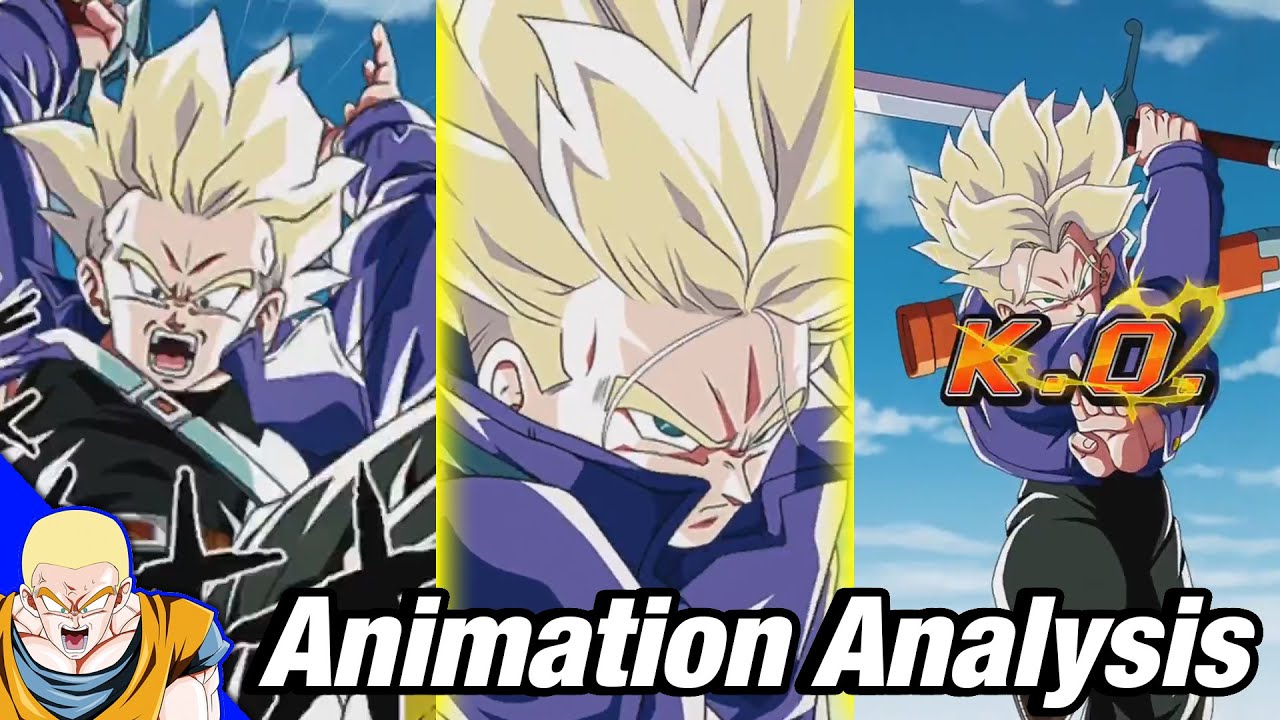SUPER CLEAN! AGL TRANSFORMING TRUNKS SUPER ATTACK ANIMATION ANALYSIS ...