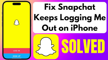 How to Fix Snapchat Keeps Logging Me Out on iPhone Solved