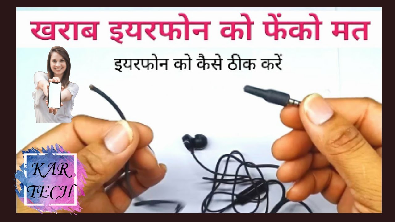 How to repair earphone || fix any broken earphone/headphone jack ...