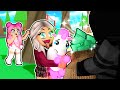 Her EVIL stepmom traded away her dream pet...she was SCAMMED... Roblox Adopt Me Roleplay