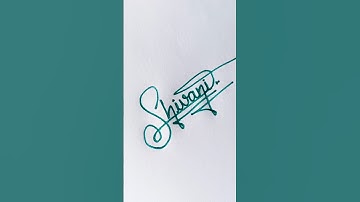 Shivani💝 name signature|#signature #calligraphy #youtubeshorts #handwriting #shorts #trending #viral