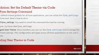 How to Set Light Theme as Default in Fyne GUI Framework