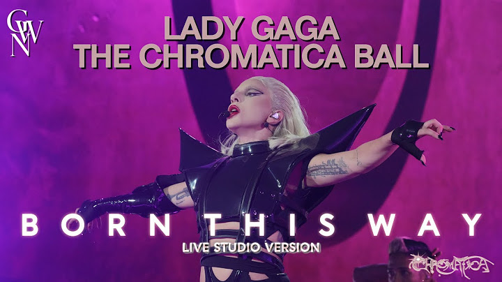 Born This Way Studio version - Studio performance video thumbnail