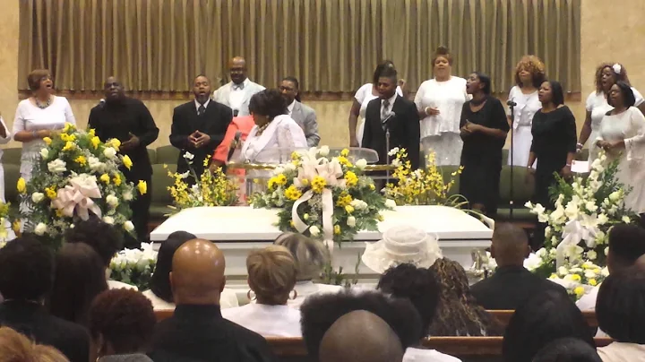 Viola Polks funeral.  Jacqueline Barker singing.