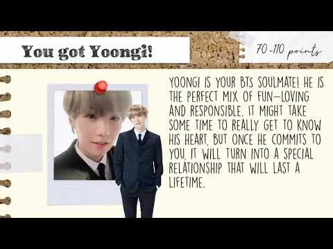 WHICH BTS MEMBER IS YOUR SOULMATE?