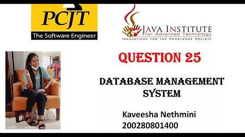 Data Base Task 25 | Use The Average SQL Functions | 1st Year | Java Institute
