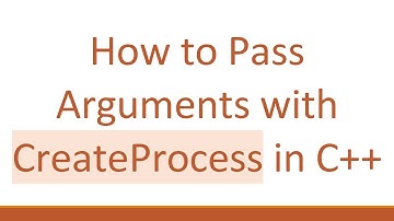 How to Pass Arguments with CreateProcess in C++