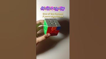 Mastering F perm with this new F perm algorithm!!!