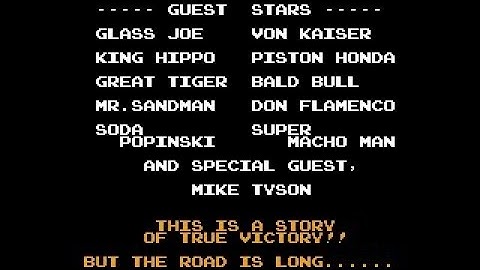 Mike Tyson Punch Out Code Password For Ending Credits Secret Revealed Easiest Nintendo NES