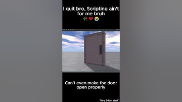 Cant even make the door open properly bro #shorts #roblox #robloxstudio #limbuscompany