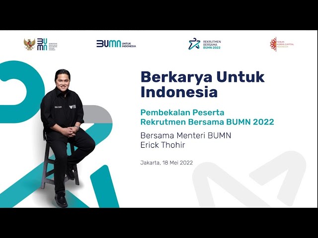 Pembekalan peserta rekrutmen bersama BUMN 2022 class=