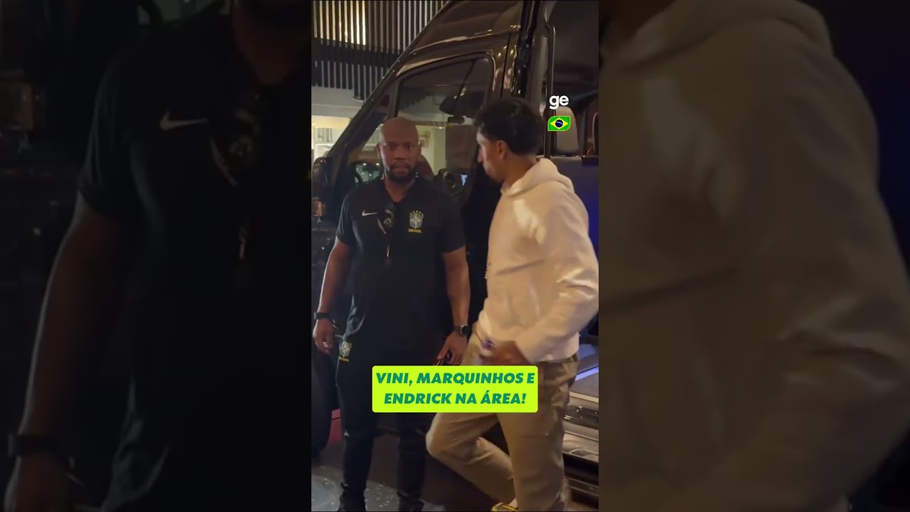 VINI, MARQUINHOS E ENDRICK NA ÁREA | #shorts | ge.globo