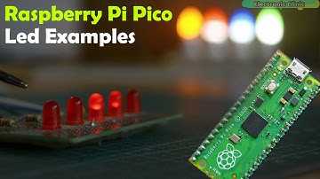 Raspberry Pi pico LED examples, raspberry pi pico knight rider, how to control led using Pi Pico
