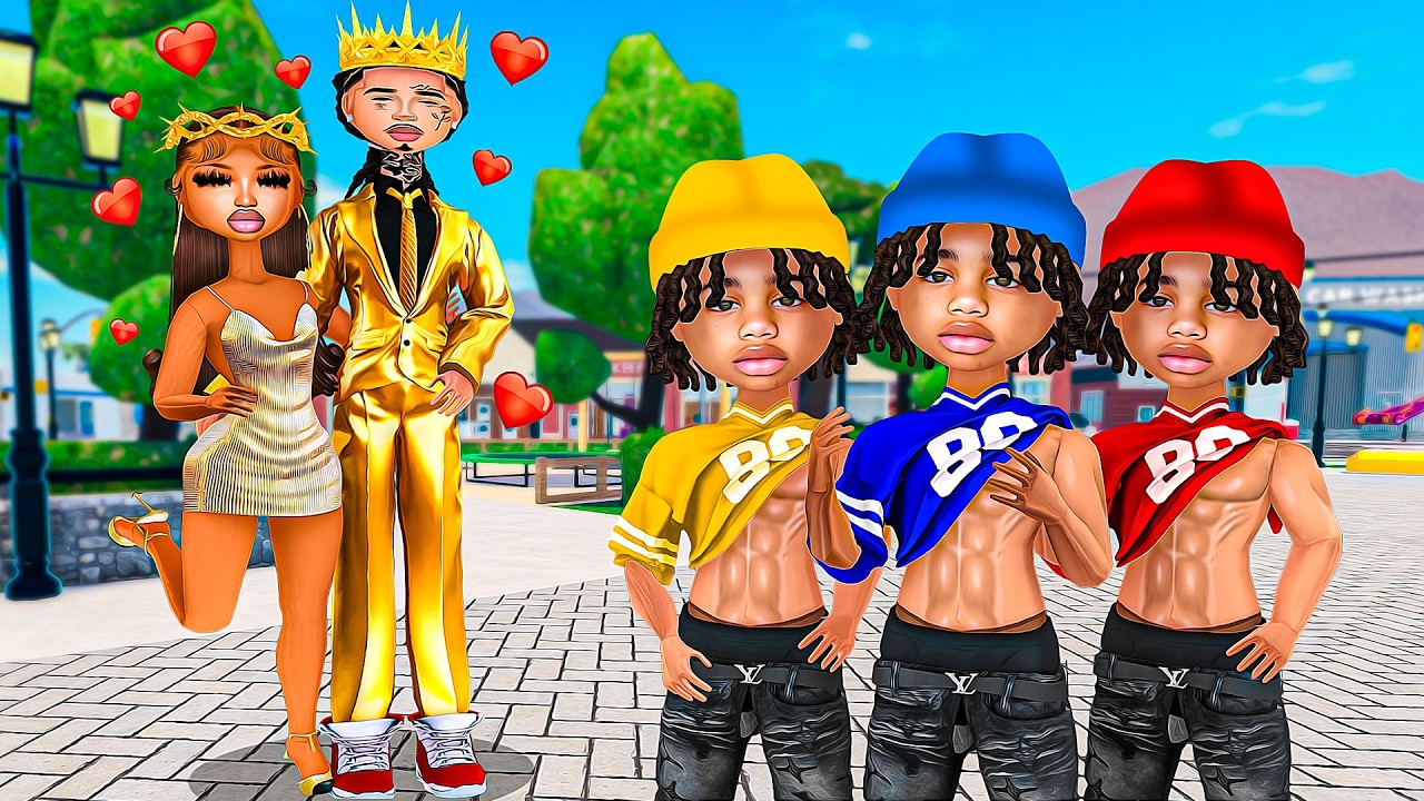 REALISTIC TRIPLETS GET ADOPTED BY RICH FAMILY In LifeTogether 🏠 RP