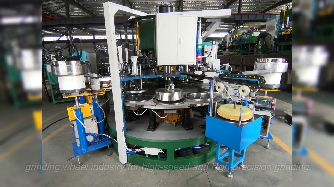 The Efficiency of Rotary Press 300-400mm in Grinding Wheels Industry