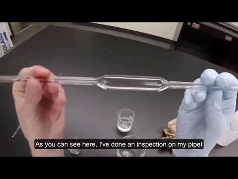 Calibration and Use of a Volumetric Pipet