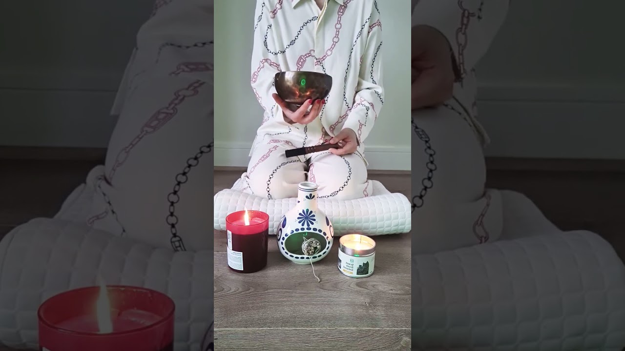 Guided meditation,yoga nidra for relaxation and deep sleep,chakra cleansing using tibetian moon bowl