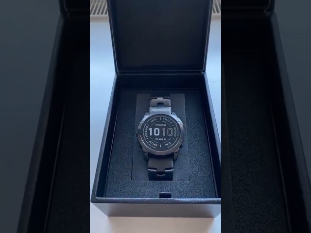 Amazing watches GARMIN Fenix 7X Sapphire Solar Titanium band ⌚🔺