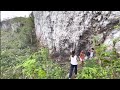 Families run to cave for protection from typhoon Odette ( Maria's family and others )