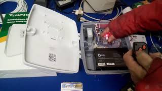 Alarme wi-fi aw6 compatec , gravando controles, Fabfer serralheria.