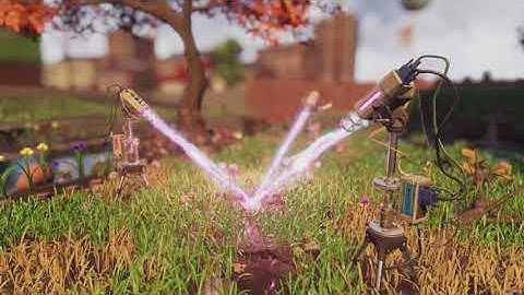 Grounded - The Mysterious Machine 2: Grasslands: Activate It: Oak Tree Explosion Cutscene (2020)