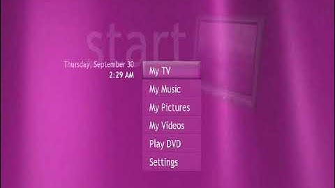 Windows XP Media Center intro Effects in Windows Movie Maker 2.6