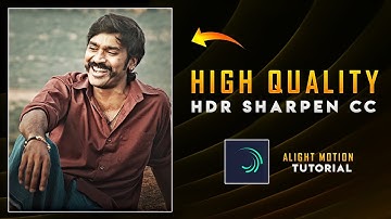 High Quality HDR CC like Aftereffects 😍🔥 Alight motion tutorial tamil | Crazy Tech Tutorials