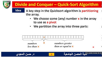 Algorithms-Lecture 15-Quick Sort Algorithm-1