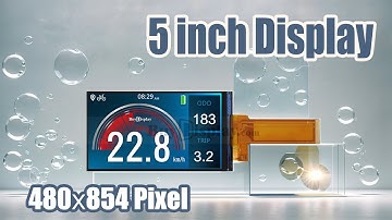 5 inch 480x854 IPS TFT LCD Display RGB Interface ST7701 Controller